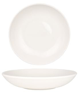 Bonna Platos hondos - Iris White - Porcelana - 25 cm (1300cc) - juego de 6