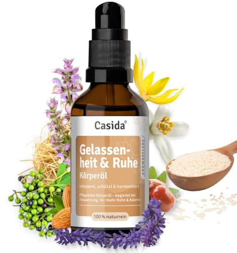 Casida Gelassenheit & Ruhe Körperöl Stress Nervosität Anspannung 50 ml