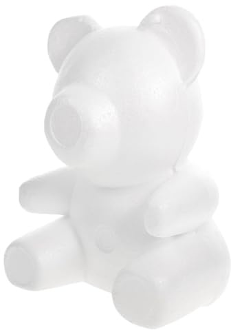 Cabilock Orso di Gommapiuma Rosa Orsetto in Schiuma Stampo per Orsetto in Gommapiuma Figura di Orso Vuota Decorazioni Fai da Te