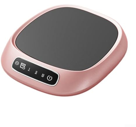 Hosrivae Scaldabicchieri USB con 3 impostazioni di calore, per scrivania, ufficio, casa, spegnimento automatico, scalda bevande e tè, latte (rosa)