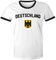 MoonWorks WM Shirt 2018 Fußball Deutschland Adler Wappen Herren Retro weiß-schwarz-gelb 3XL