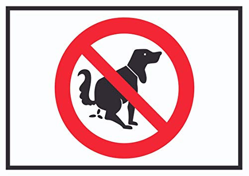HB-Druck Hier ist kein Hundeklo Symbol Schild A0 (841x1189mm)