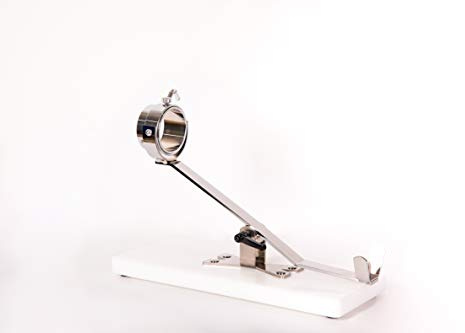 BRICOMIRAS JAMONERO Modelo CHIRIVEL Giratorio BASCULANTE Fibra DE Polietileno Blanco, Soporte JAMONERO Ideal Profesionales