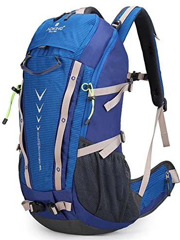 Aoking,Mochila de senderismo/escalada,40 L,YJN79807,Elementos estándar:tablero de malla de flujo de aire desmontable,impermeable,silbato SOS,cubierta para lluvia