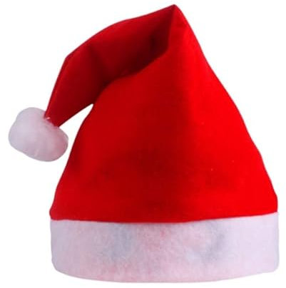 SAMCRY 1pc Weihnachtsmütze Weihnachtsmütze Weihnachten Urlaub Hut für Weihnachten Festliche Party Jahr Geschenk Dekor weiche Plüschkappen d4-A, China