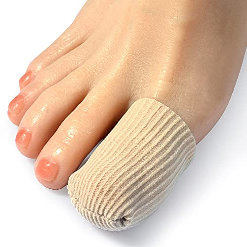 DYKOOK Big Toe Protectors 6 Pcs, Fabric Gel Toe Caps Covers Sleeves Closed Cushions for Big Toe(6 PCS)