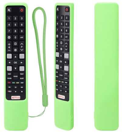 Funda de Mando Compatible con TCL RCA Control Remoto RC802N ARC802N YUI1 YUI2 YLI2, Funda de Mando TCL TV Inteligente 4K UHD QLED