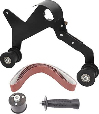 KJAOYU Lucidatrice per Tubi per Tubi Levigatrice Tonda in Acciaio Inossidabile, Mini Levigatrice a Nastro Fai-da-Te - Utensile per Smerigliatrice per Lucidatrice per Tubi in Acciaio(M10)