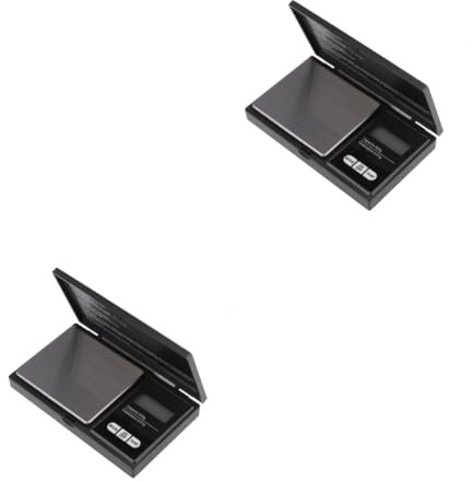 2 Stück Mini-elektronikwaage Für Schmuck 500 G Digitale Grammwaage 0 01 G Tragbare Elektronische Präzisionswaage Zum Nachladen Von Schmuck Und Post