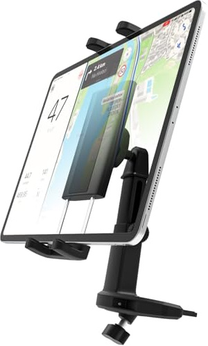 LYFPOOM Tablethalterung Auto CD Schlitz - [Einziehbarer & 99% Kompatibilität], Handyhalterung CD Player KFZ, für 4-12,9 Handy & Tablet, iPad Pro/Air/Mini, Galaxy, Lenovo, iPhone usw