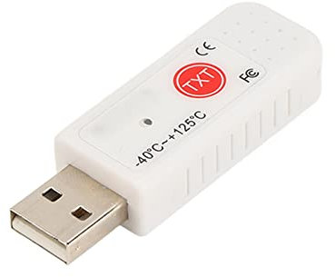 Termometro per Computer USB Termometro USB per Computer Interno Esterno Termometro con Display a Doppia Temperatura Hyperbole Registratore Dati, Accessori Professionali
