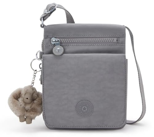 KIPLING NEW ELDORADO Kleine Umhängetasche, Inviting Grey (Grau)