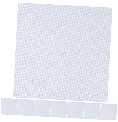 DOITOOL 8 Piezas Tela para Bordado Tela de Punto de Cruz de Resistente para Manualidades y Decoración Hogar