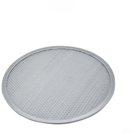 Teglia da forno per pizza non in alluminio con design a rete fine per una cottura uniforme e una facile pulizia (28 cm)