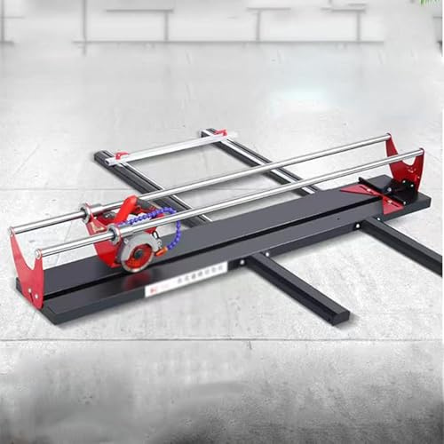 YXZQLOZ Tagliatrice elettrica per piastrelle e pavimenti, 220 V, fresa per pietra raffreddata ad acqua con smussatura a 45 gradi, scanalatura e taglio dritto per costruzioni multifunzionali (1200 mm)
