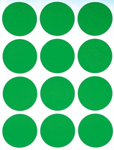 Sticker Grün 38mm Aufkleber – Etiketten zur Farbcodierung Größe 3,8cm Klebepunkte 180 Vorteilspack von Royal Green