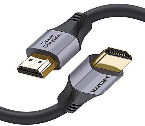 CableCreation HDMI 2.1 Kabel 8K 2m, Highspeed 48Gbit/s 8K 60Hz Ultra HD, HDCP 2.2,4: 4: 4 HDR, eARC, Kompatibel für PS5, PS4, Xbox One/Xbox Series X, QLED TV, Roku TV, VIZIO TV, (2M / 6,6Fuß)