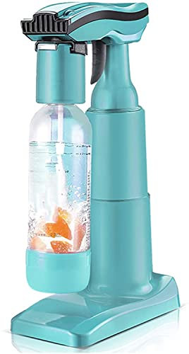 NCRD Sparkling Water and Soda Maker, Carbonates Any Drink, Bubble Up Bundle - （not included CO2） (Color : Blue)