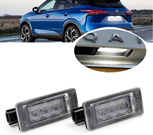 LED Kennzeichenbeleuchtung für N/issan Qashqai MK3 J12 2021 2022 Serena MK5 C27 2016-up Dacia Duster 2 2018-up CANbus Free Xenon White Tag Lamp