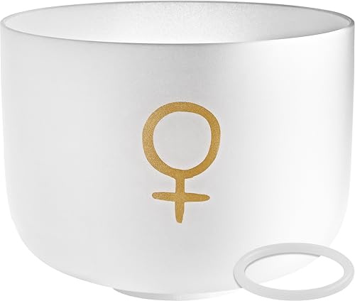 Meinl Sonic Energy - Cuenco de cristal de 30,5 cm, tamaño A3, diseño planetario Venus, cuarzo de alta pureza, para meditación, ASMR, terapia de sonido, yoga