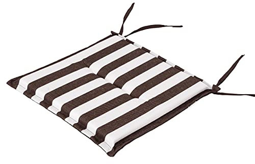 Bjird Stuhlauflagen für Gartenmöbel Sitzpolster für Gartenstühle, Gartenmöbelauflagen, Sitzkissen, Stuhlkissen, Gartenstuhl-Auflage - 45x45x4 cm, Polsterauflagen Outdoor/Indoor geeignet