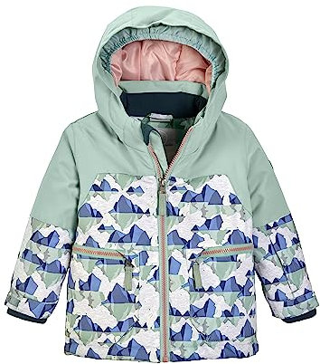 first instinct by killtec unisex Skijacke wasserdicht/Funktionsjacke mit Kapuze und Schneefang FISW 39 MNS SKI JCKT, stahlmint, 122, 39918-000