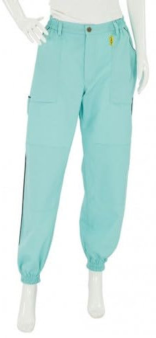 LYSON Imkerhose Hose für Imker Arbeit mit Bienen Imkeri Schutzhose Arbeitshose Bienenzuchthose Bienenzuchthosen Cargo Hose Schutzhose Streetwear Outdoor Türkis Größe L
