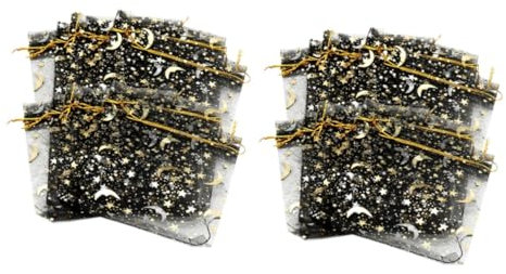 Fudge-Beutel, durchsichtige Leckerli-Beutel, 100 Stück, Organza-Geschenkbeutel, Weihnachtsgeschenkbeutel, Gaze-Geschenkbeutel, Organza-Geschenkbeutel, transparente Beutel, Organzabeutel