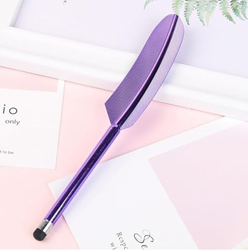 S-penna ersättning, pekskärm pekpenna penna inmatningspenna för Samsung Galaxy Z Fold6, flerfärgad fjäderpenna kompatibel med Kindle Fold5 Tablet Smartphone-Purple