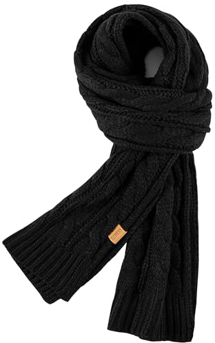 REDESS Sciarpa da donna in maglia grossa Sciarpa invernale calda e lunga Sciarpa in cashmere e lana Sciarpa invernale spessa e larga per donna
