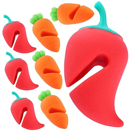 OKUMEYR 8pcs Silicone Lid Spill Lifters Pot Boil Stoppers for Kitchen Frying Pan Splatter Guard to Prevent Overflow