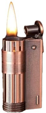Retro-Kerosinfeuerzeug, mit Kerosin nachfüllbar, Zündung drücken, winddichtes Feuerzeug, praktisches Feuerzeug, kann an Männer und Verwandte verschenkt werden (Kraftstoff nicht im Lieferumfang enthalt