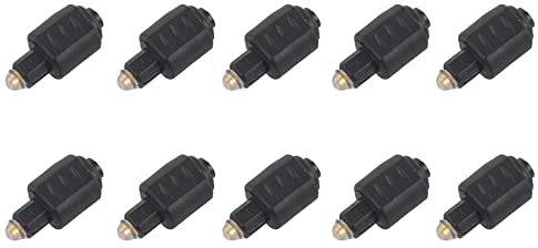 Remingtape 10X Mini Optische Digitaler Audio Adapter 3,5 mm Aufnahme Verstärker Toslink Stecker