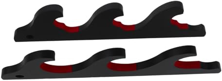 iplusmile Supporto per Mazze da Baseball da Espositore Orizzontale con Chiodi per Mazze da Baseball Attrezzatura da Softball Montaggio Parete Materiale Robusto