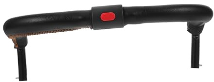 LOLIPPYY Barre Accoudoir Poussette Détachable Cuir Accessoire de Protection pour Tout-petits Garde-corps et Facile à Nettoyer Sécurise la Promenade