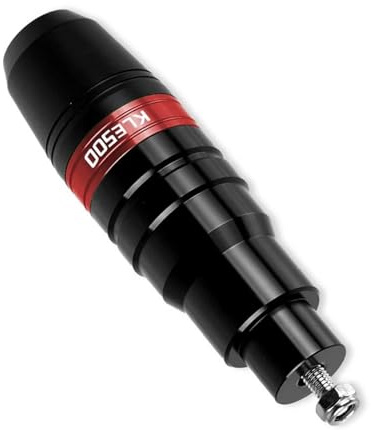 Rahmenschutz Rahmen-Auspuff-Schieber Für Kawasaki KLE 500 2007 2006 2005 2004 2003 2002 2001 2000 Motorrad-Sturzpad-Schutz(Rosso)