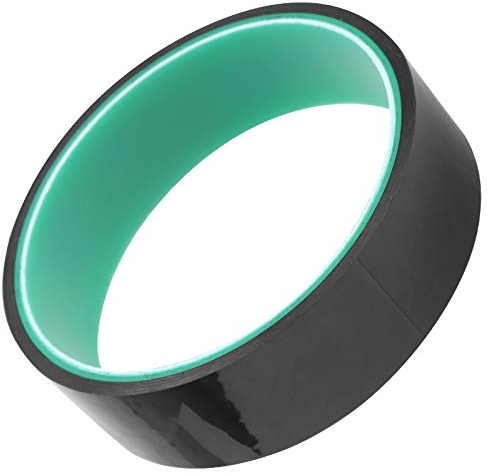 Qqmora Cykel Tubeless Fälgband, Ultralätt Stark Vidhäftning, Perfekt för Mountainbikes och Landsvägscyklar, Svart 25 Mm X 10 M