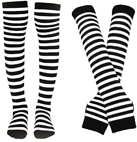 Bienvenu Damen Geeignet für Aktivitäten im Innen- und Außenbereich Fingerlose Strickhandschuhe (1er Pack)