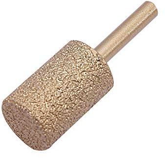 KATSU Tools Die Grinder Burr Diamond Router Bit 6mm Shank Grit 40# Cylinder 20x30
