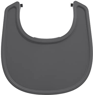 Stokke Tray für Nomi, Anthracite - Einfach am Stokke Nomi Baby Set zu befestigen - Spülmaschinenfester, lebensmittelechter Kunststoff