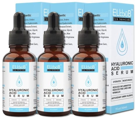 P-Beauty Hyaluron Serum Gesicht - 30ml | Gesichtsserum mit Hyaluronsäure | Anti Aging | Hyaluronic Acid Serum | Gesichtspflege, Hautpflege mit Aloe Vera | Bio & Vegan | Anti Falten | 3x30ml