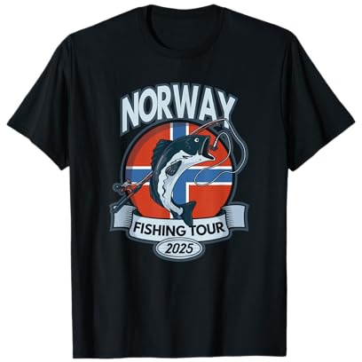 Norway Fishing Tour 2025 Angler Norwegen Angeln T-Shirt