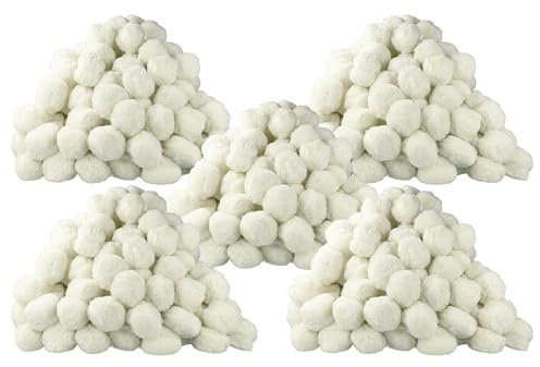 vhbw 5X 1000 g Filterbälle-Verpackung Ersatz für 35 kg Filtersand für Pool-Filteranlagen, Sandfilteranlagen - 50 mm