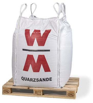 hochreiner feuergetrockneter Quarzsand 1000kg Big Bag (0-2,0mm)