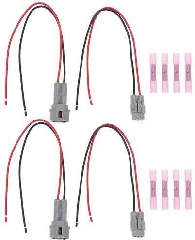 Be In Your Mind 2 set di connettori femmina e maschio precablati a 2 pin 6180-2321 compatibili con Sumitomo Compatibile con Suzuki MT090