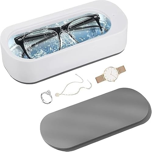Ultrasonic Cleaner Jewellery Cleaner Machine: 45Hz Jewellery Cleaner Glasses Cleaner 300ML Ultrasonic Cleaner for Jewelry Glasses Necklace Rings Watch