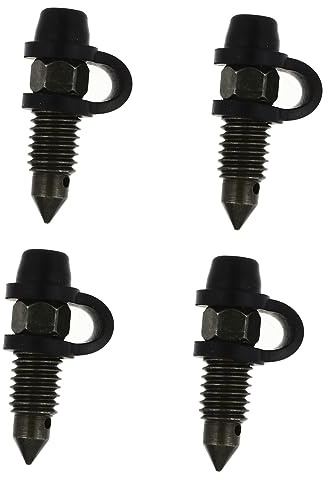 PRETYZOOM Tornillo De Purga De Pinza Con Tapa 4 Juegos Para Motocicleta Accesorio De Freno Disco Fontanería Motos Mantenimiento