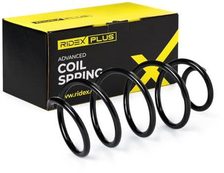 RIDEX PLUS 188C1610P 2x Federn Fahrwerksfedern Vorne Kompatibel mit VW Polo Schrägheck 6R1, 6C1 6R0411105B