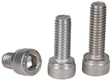 Lange Sechskantschrauben, Innensechskantschrauben mit Innensechskant, Edelstahl 304, M2-M6 x 6-40 mm, DIN912(30MM-M2 (50P))