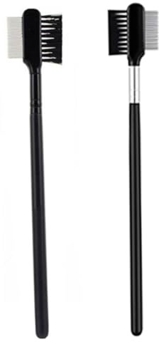 Peigne détachant pour les larmes de chat, brosse pour les yeux des animaux domestiques, brosse de toilettage pour les yeux, double face pour petit chat et chien, enlève le mucus la croûte, argent